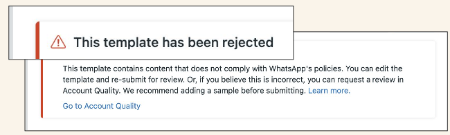 Creating a WhatsApp message template in WhatsApp Manager